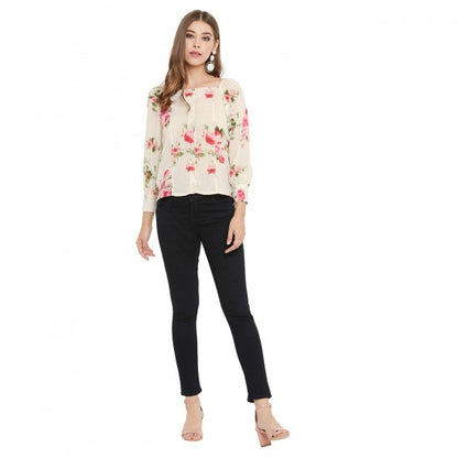 Floral Printed Blouson Top
