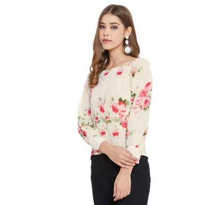 Floral Printed Blouson Top