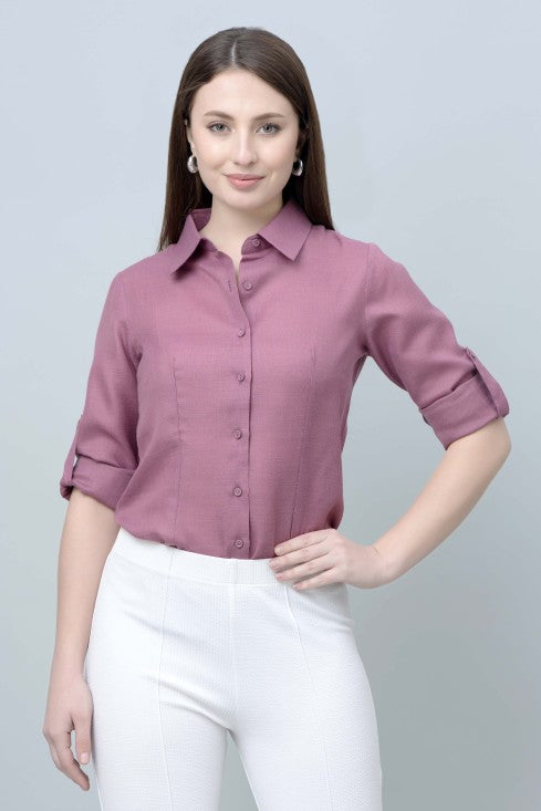 Women's Formal Linen Shirt