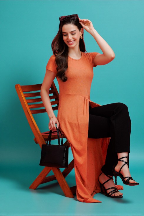 Knitted Longline Top