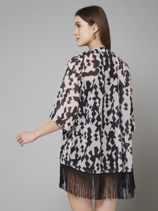 Abstract Print Kimono