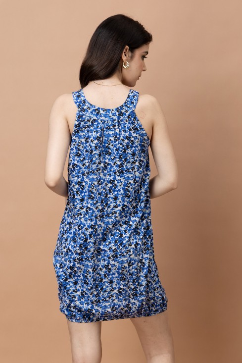 Printed Mini Dress