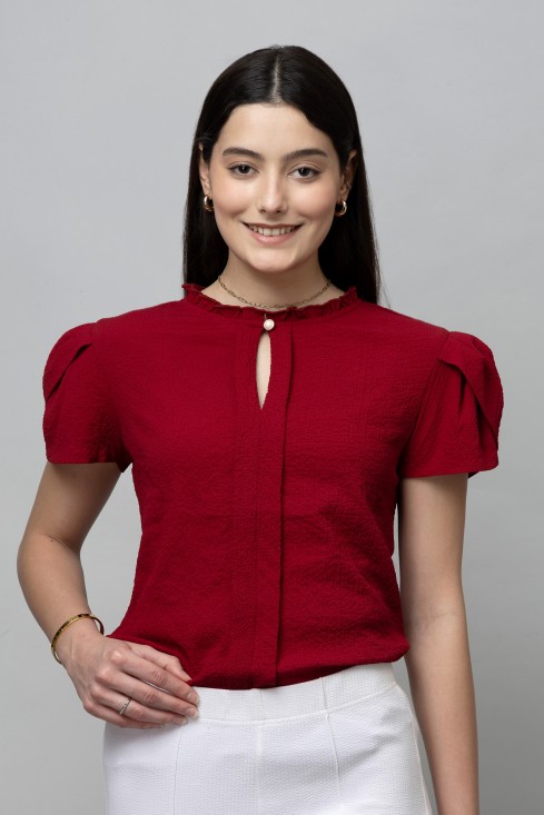 Petal Sleeves Top