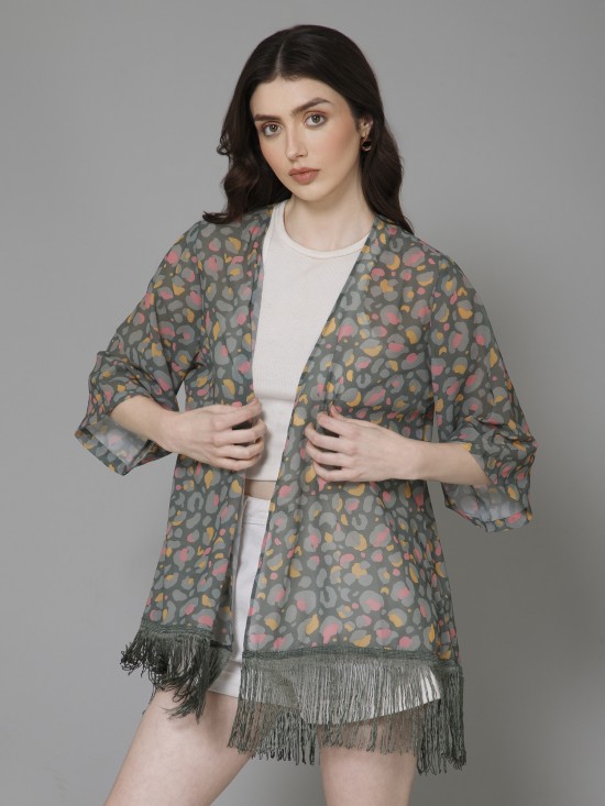 Casual Printed Kimono