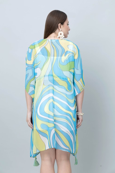 Casual Printed Kimono