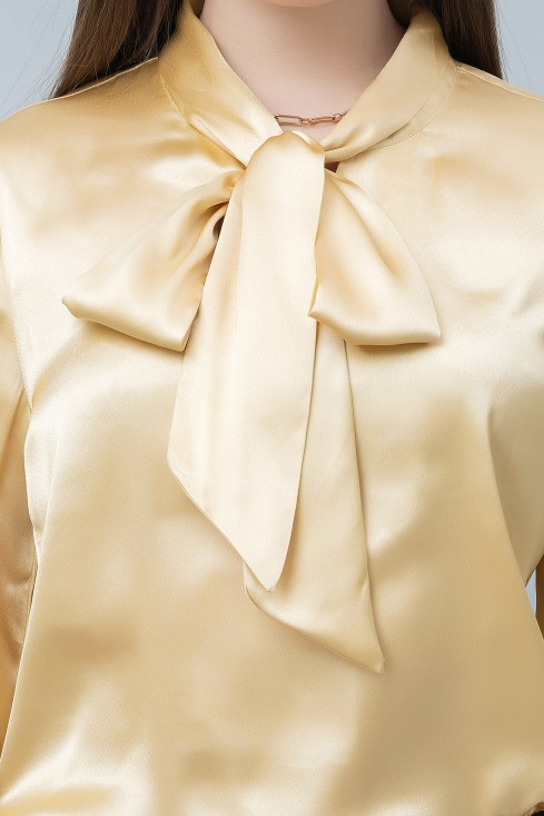 Women's Casual Satin Top