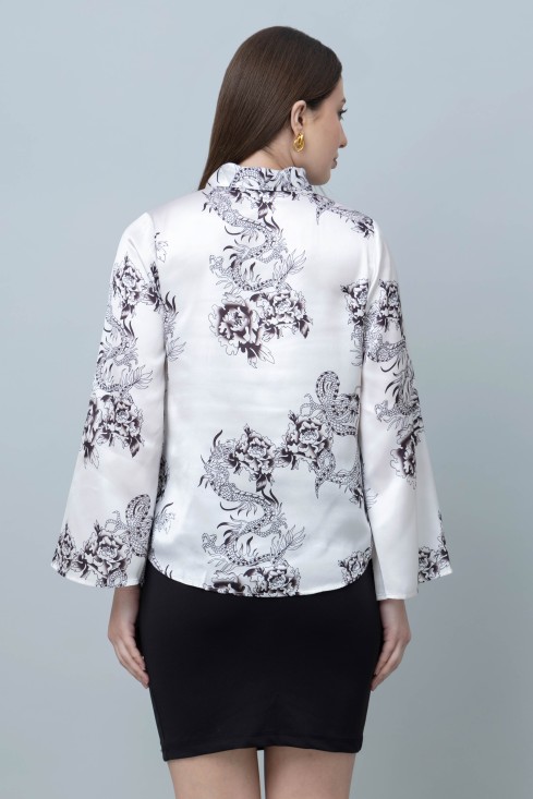 Women's Casual Satin Top