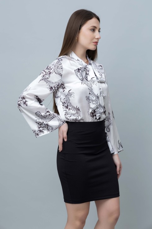 Women's Casual Satin Top
