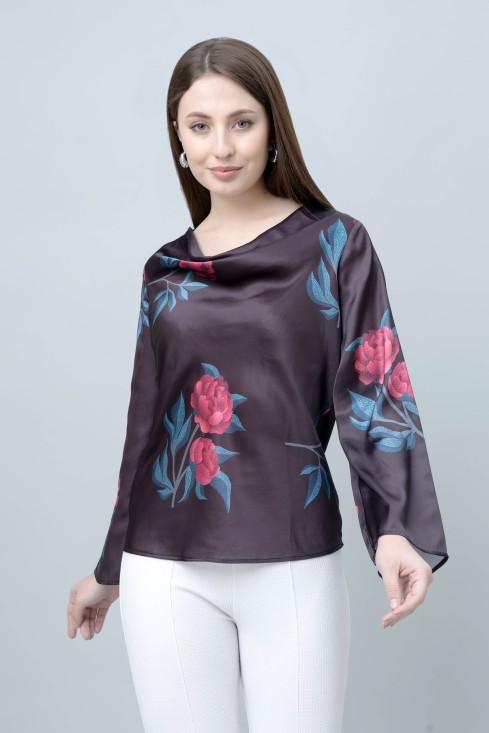 Women's Cowl Neck Top
