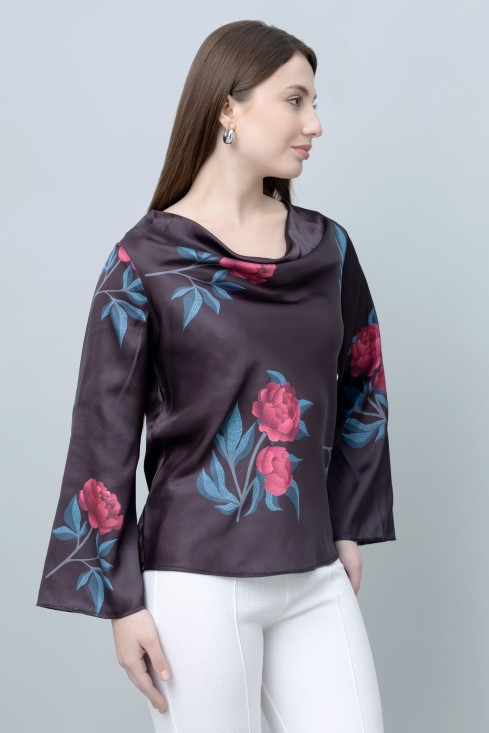 Women's Cowl Neck Top
