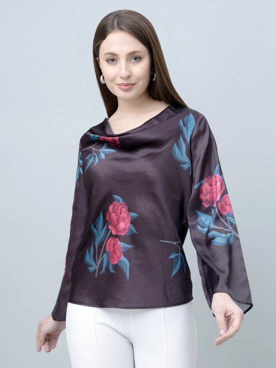 Women's Cowl Neck Top
