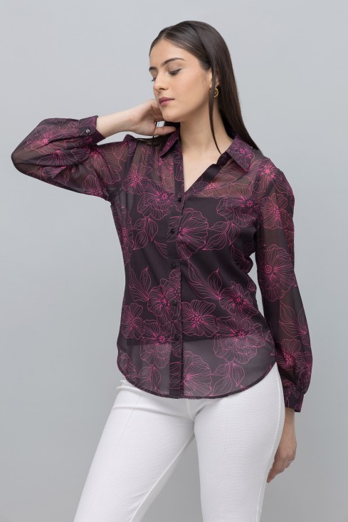 Floral Print Shirt