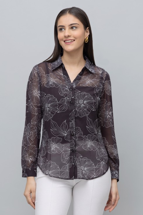 Floral Print Shirt