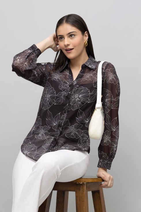 Floral Print Shirt