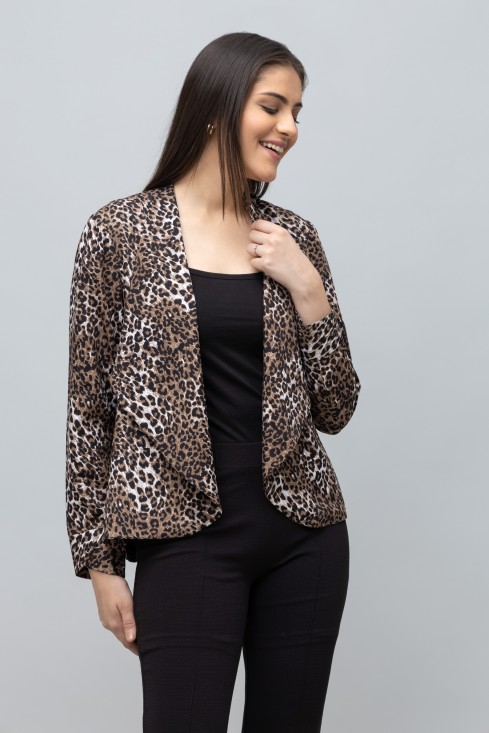 Animal Print Summer Blazer