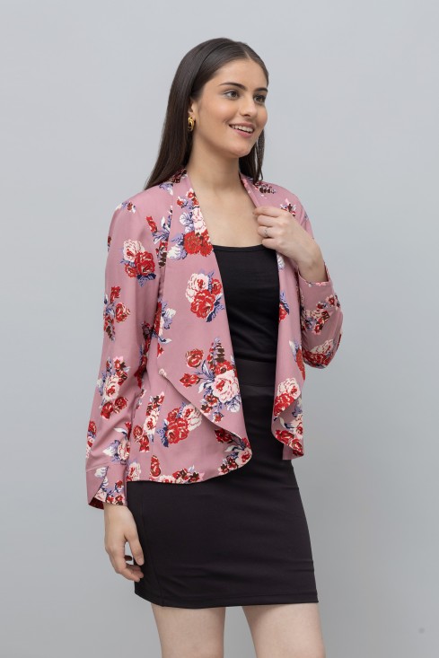 Floral Print Summer Blazer