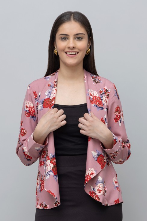 Floral Print Summer Blazer