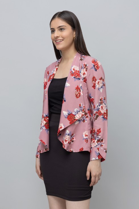 Floral Print Summer Blazer