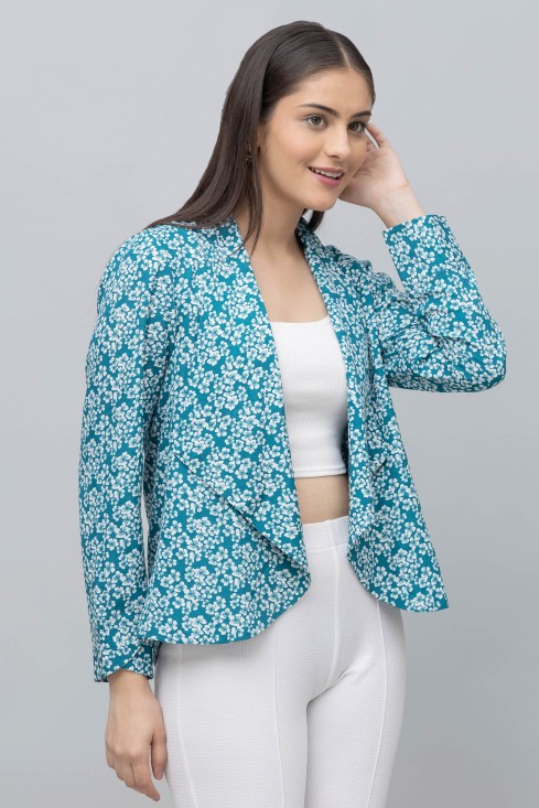 Floral Print Summer Blazer