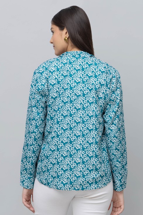 Floral Print Summer Blazer