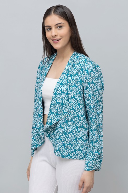 Floral Print Summer Blazer