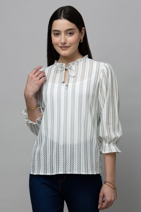 Full Sleeve Textured Top