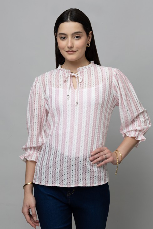 Full Sleeve Textured Top