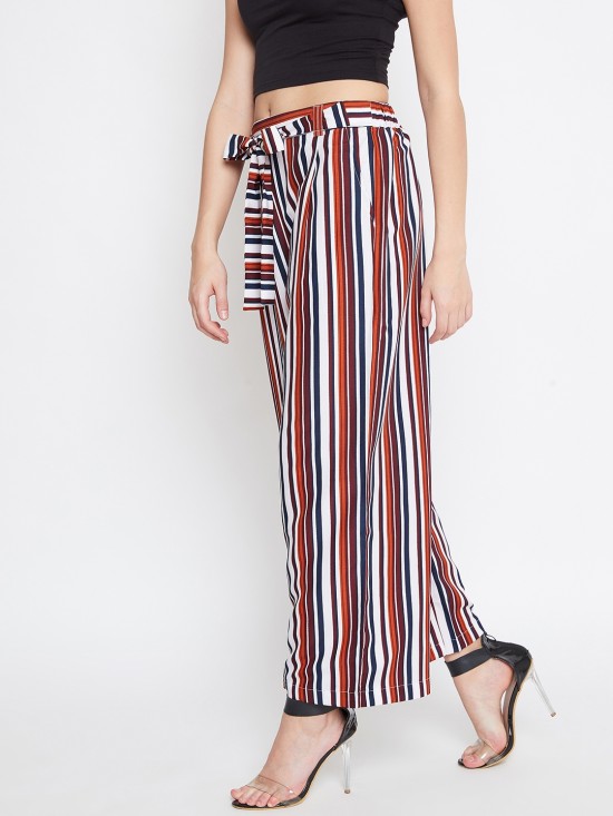 Stripes printed culottes