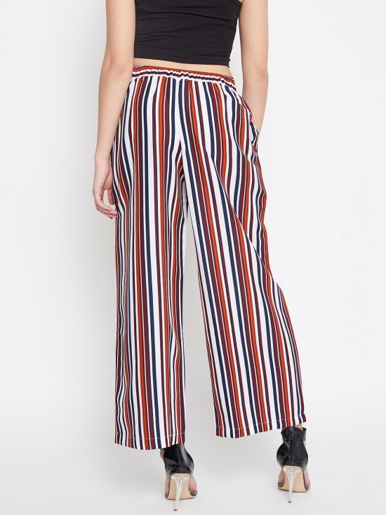 Stripes printed culottes