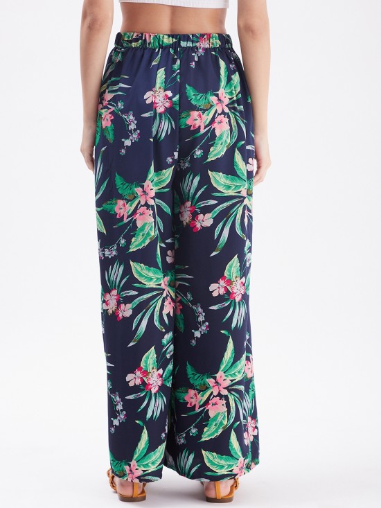 Tropical Slit Pants