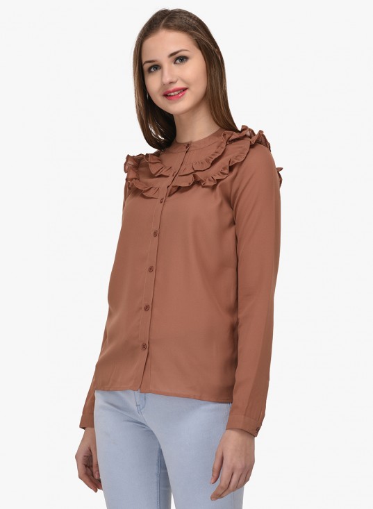 Double yoke shirt