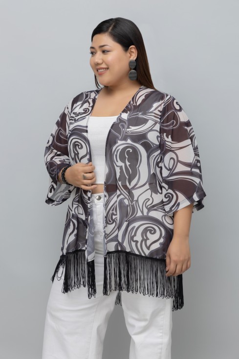 Printed Kimono