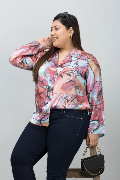 Casual Satin Shirt