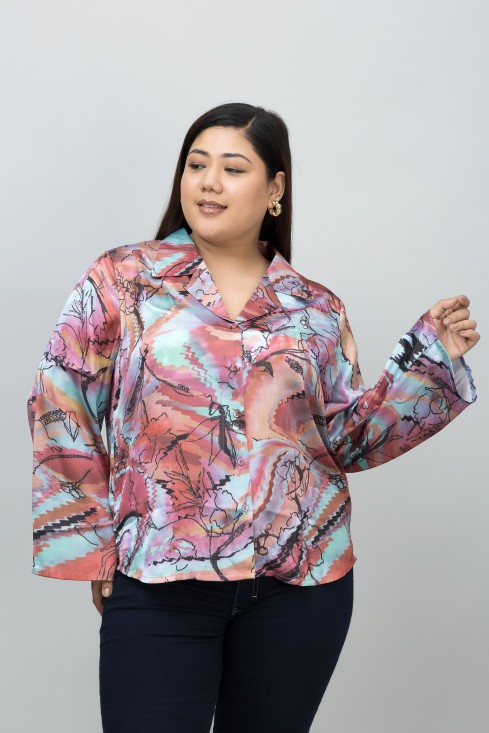Casual Satin Shirt