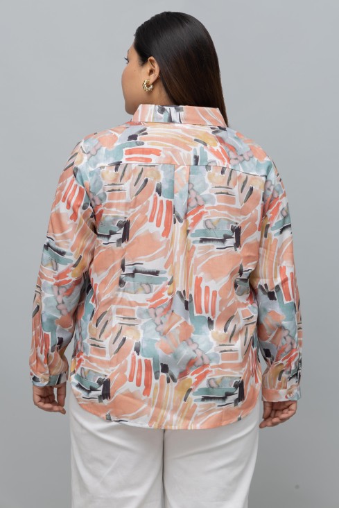 Abstract Print Shirt