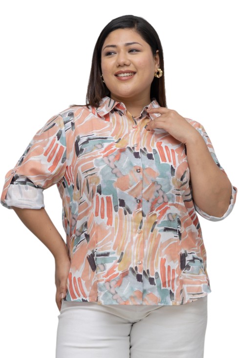 Abstract Print Shirt