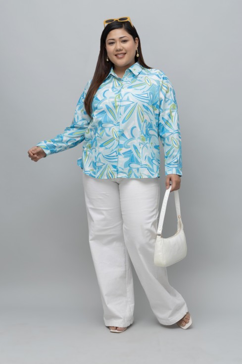 Abstract Print Shirt