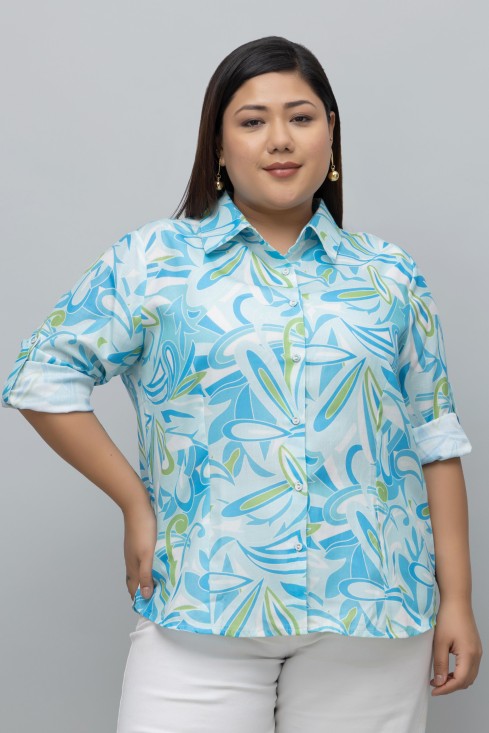 Abstract Print Shirt