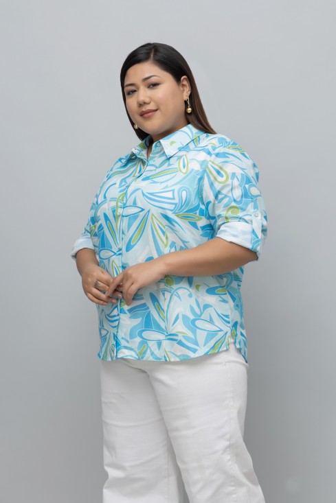 Abstract Print Shirt