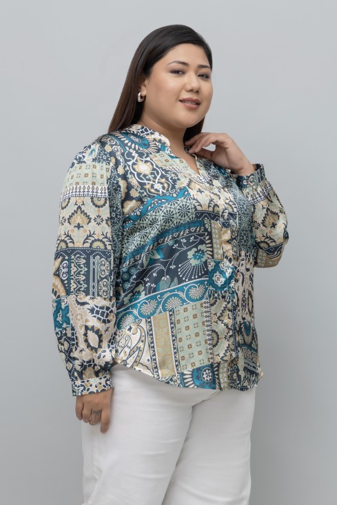 Abstract Print Shirt