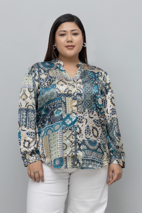 Abstract Print Shirt