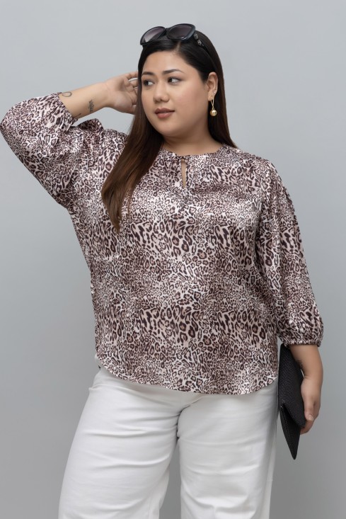 Animal Print Top