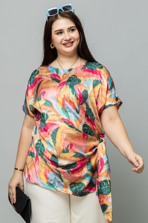 Tropical Print Top