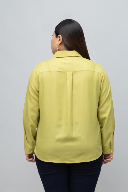 Women Formal Linen Shirt