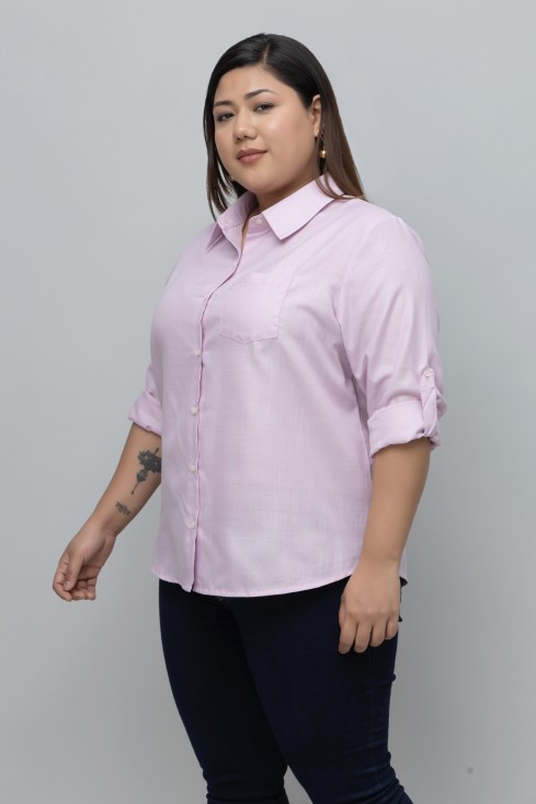 Women Formal Linen Shirt