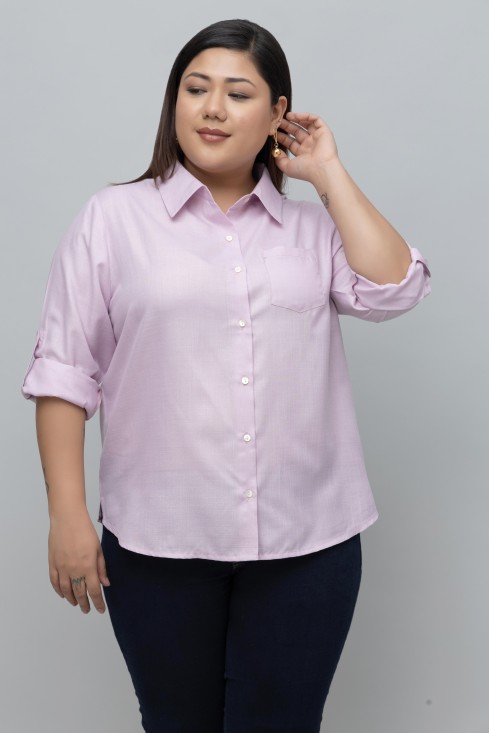 Women Formal Linen Shirt