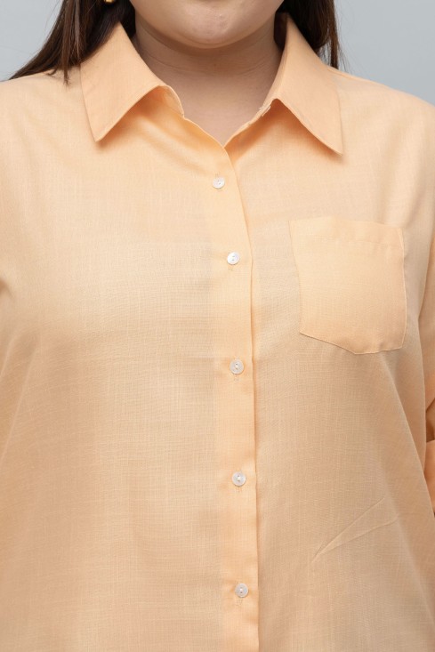 Women Formal Linen Shirt