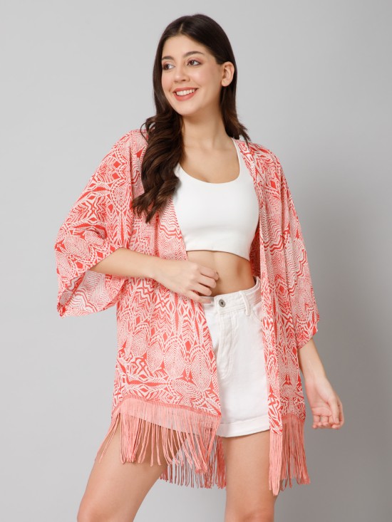 Abstract Print Kimono