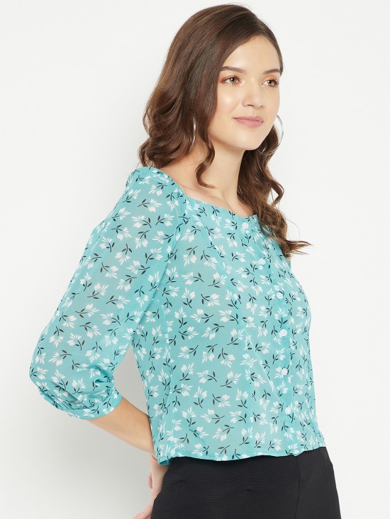 Floral printed Blouson Top