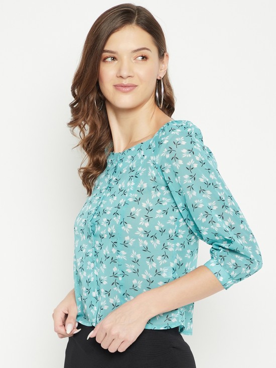 Floral printed Blouson Top